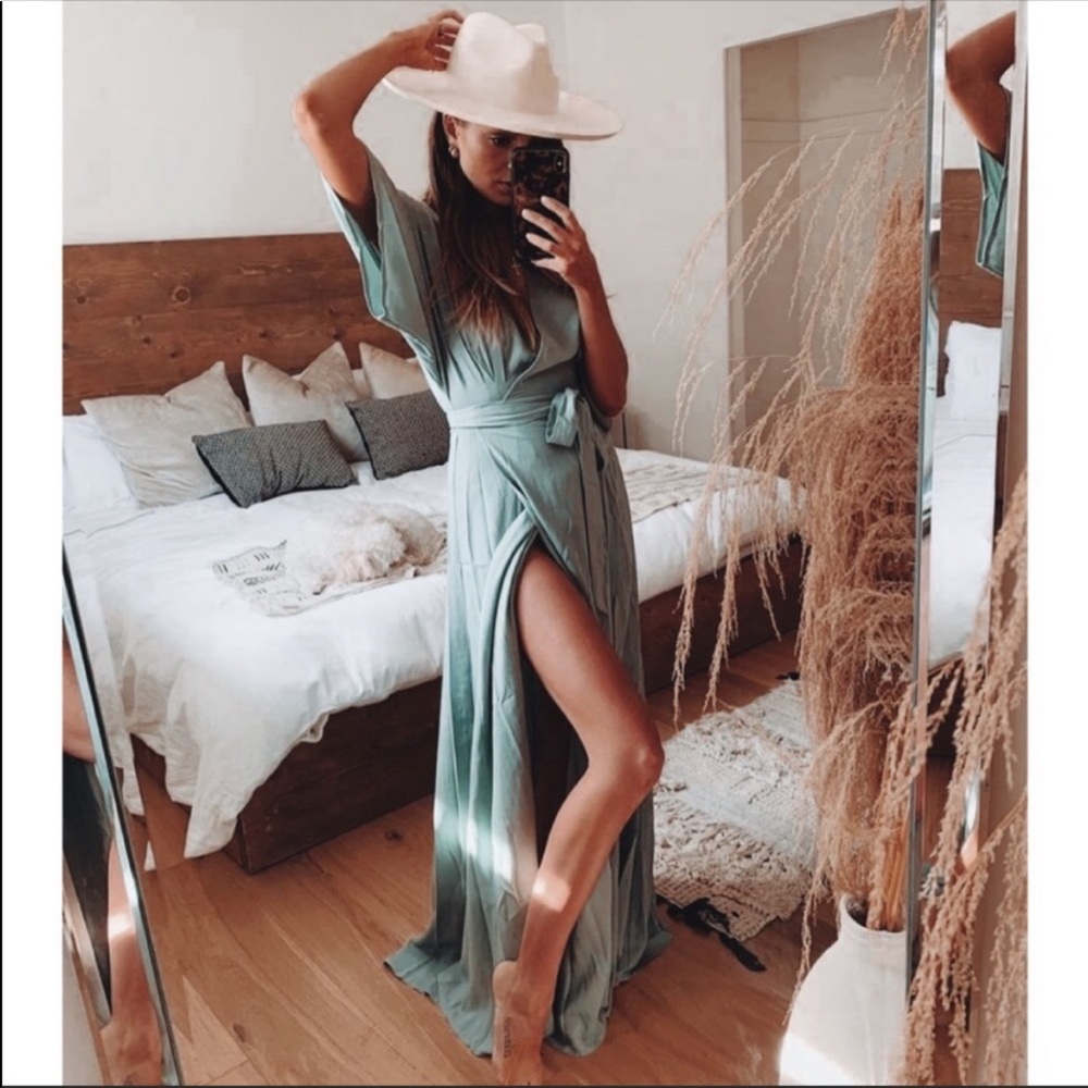 Vici Behati Maxi Wrap Dress